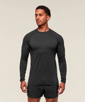 GYM long-sleeved men's running shirt