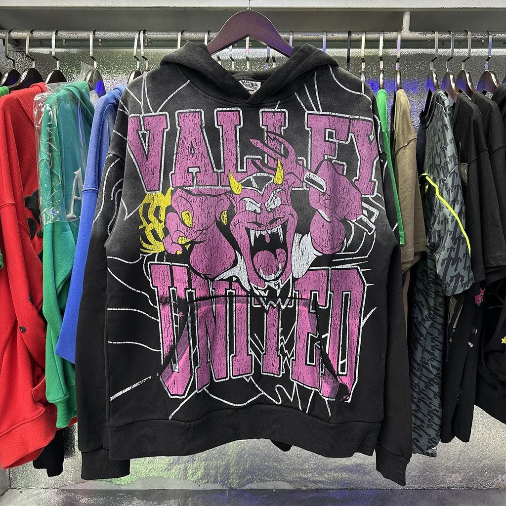 Vale Valley American high street loose hoodie